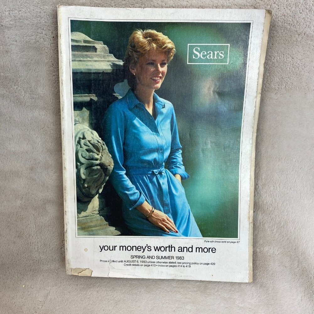 Vintage 1983 Sears Catalog Spring and Summer Junior Bazaar Coleco Decor Canada